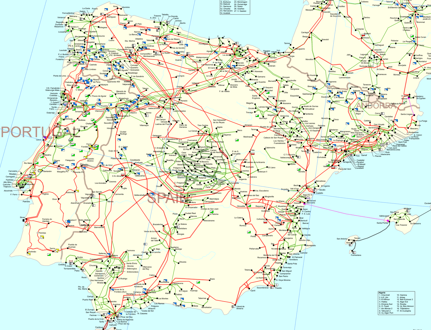 Capacity map