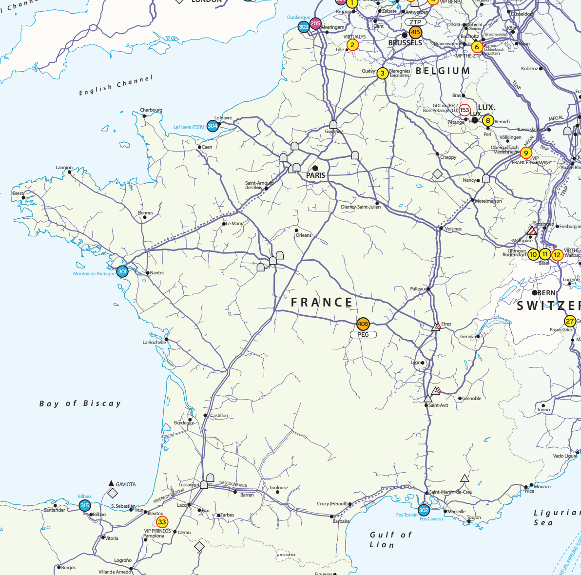 Capacity map