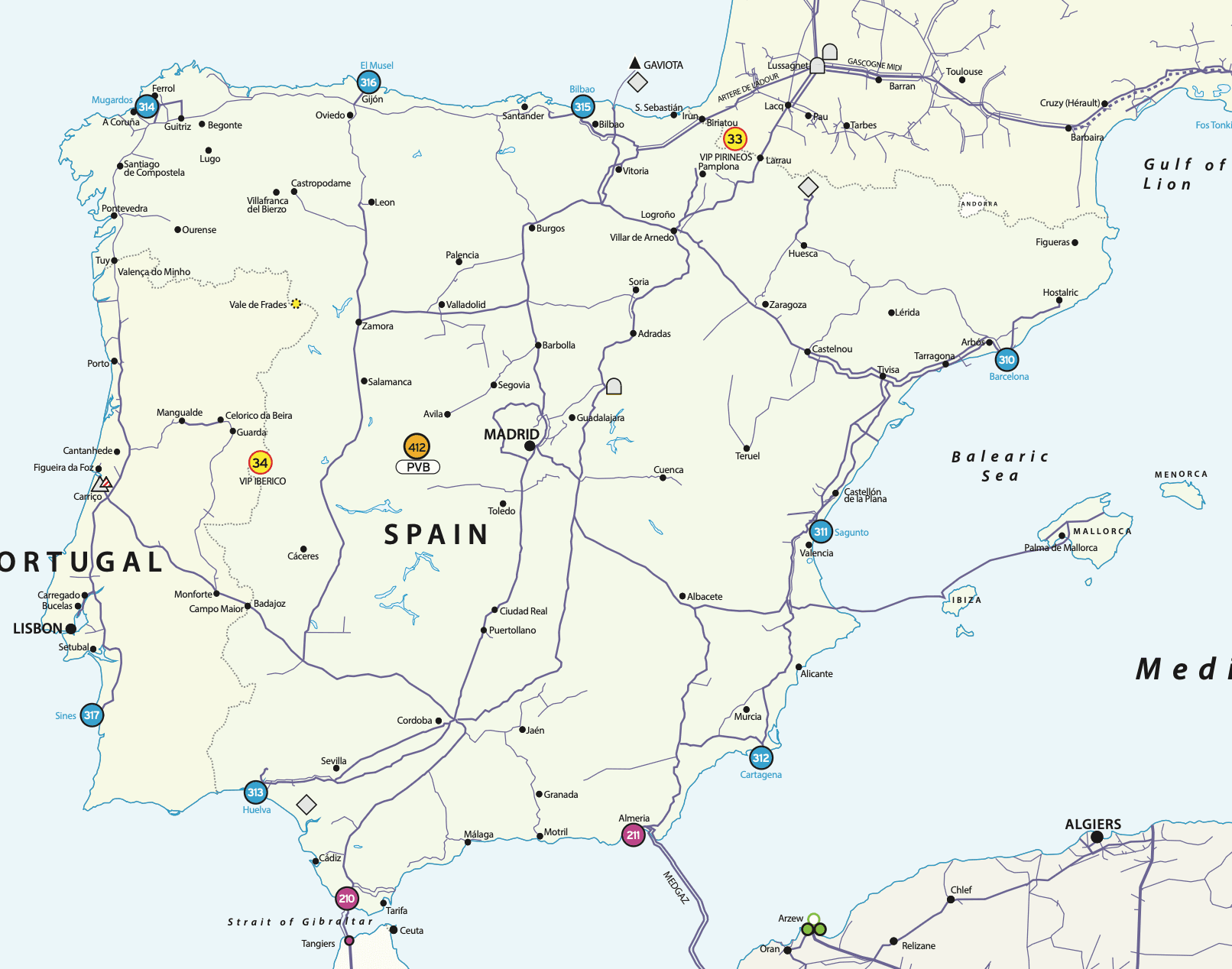 Capacity map